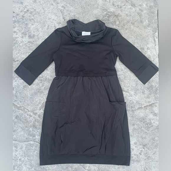 vicario cinque Black Dress made in italy - Picture 3 of 11